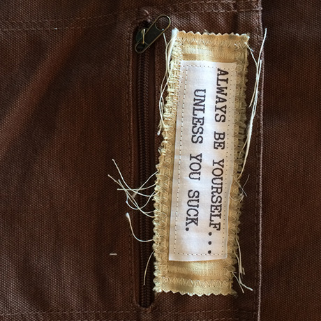 Brown Messenger Bag Zipper Pocket